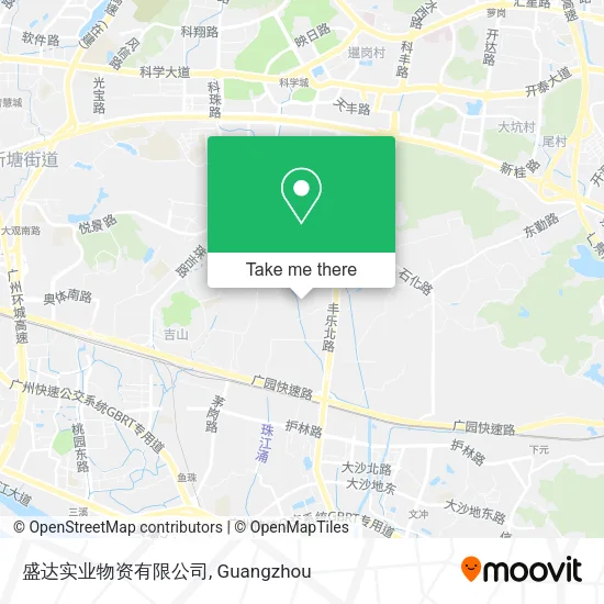 盛达实业物资有限公司 map