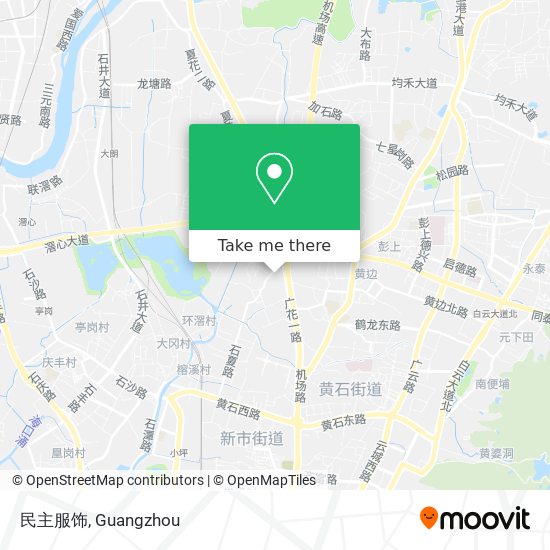 民主服饰 map