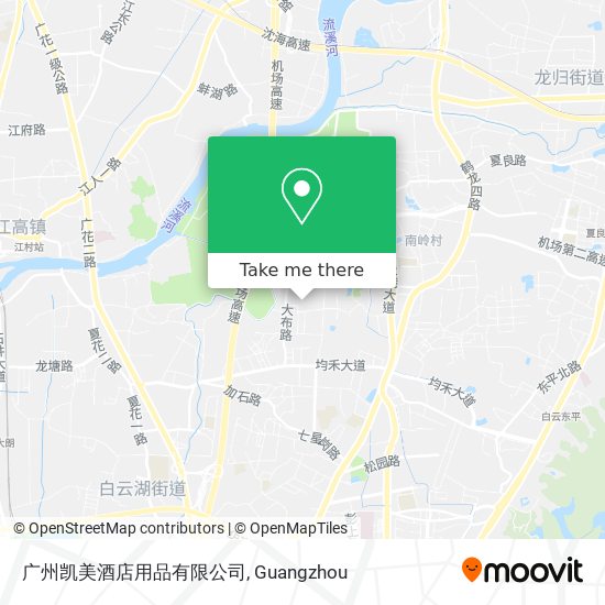 广州凯美酒店用品有限公司 map