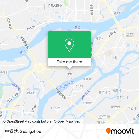 中堂站 map