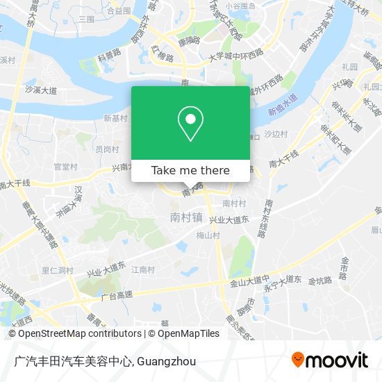 广汽丰田汽车美容中心 map
