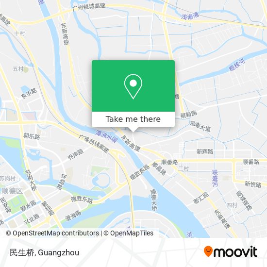 民生桥 map