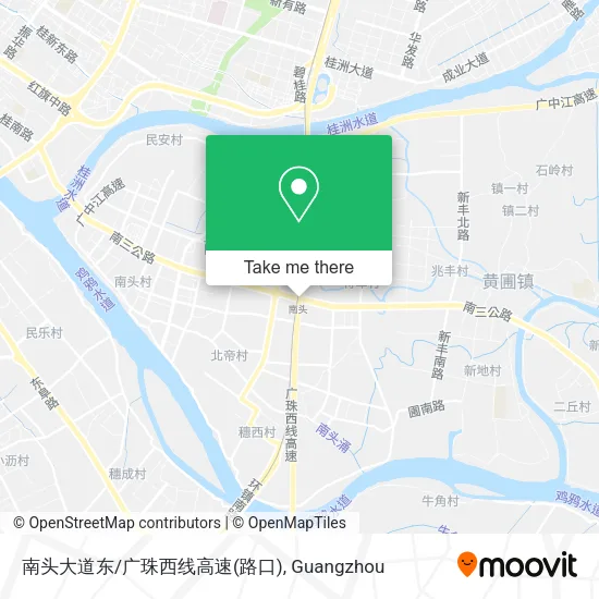 南头大道东/广珠西线高速(路口) map
