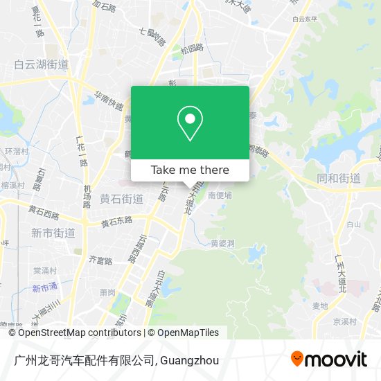 广州龙哥汽车配件有限公司 map