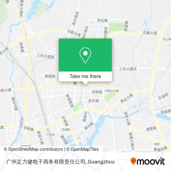 广州足力健电子商务有限责任公司 map