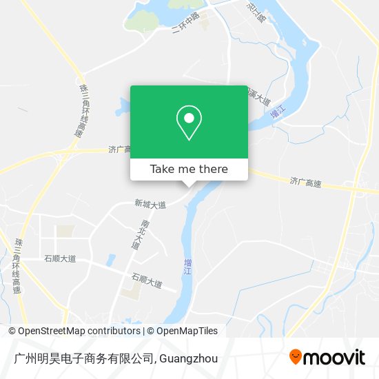 广州明昊电子商务有限公司 map