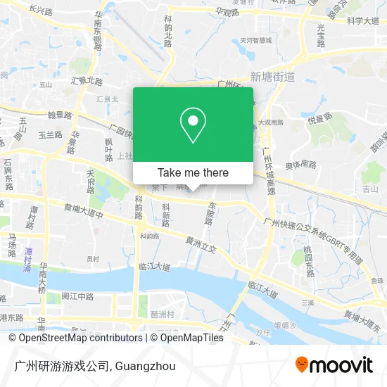 广州研游游戏公司 map