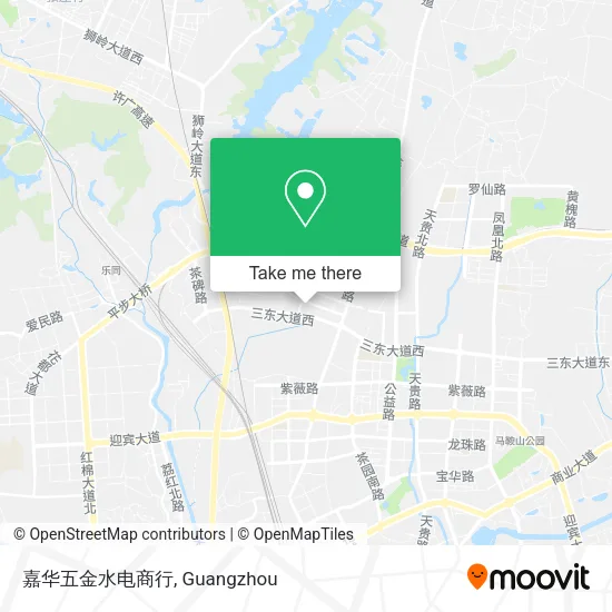 嘉华五金水电商行 map