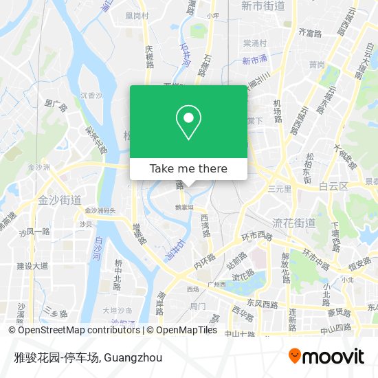 雅骏花园-停车场 map