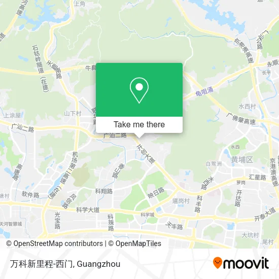 万科新里程-西门 map