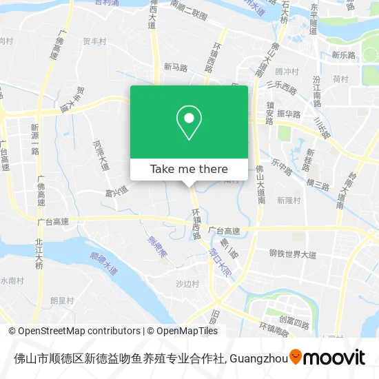 佛山市顺德区新德益吻鱼养殖专业合作社 map