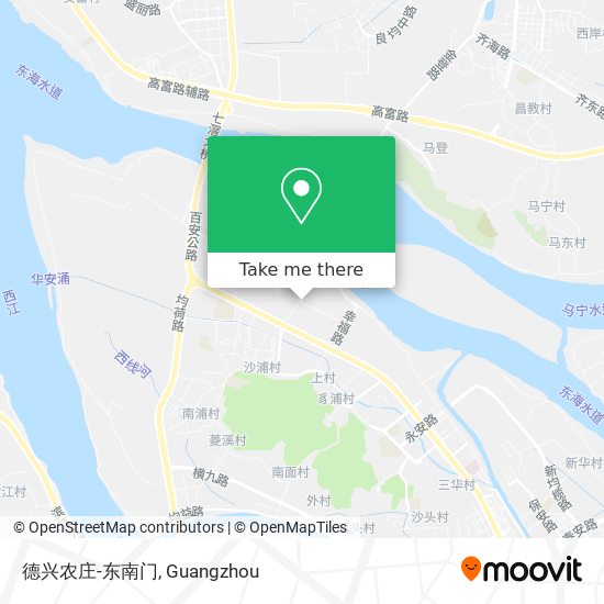德兴农庄-东南门 map