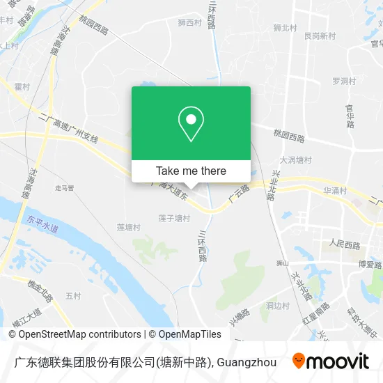广东德联集团股份有限公司(塘新中路) map
