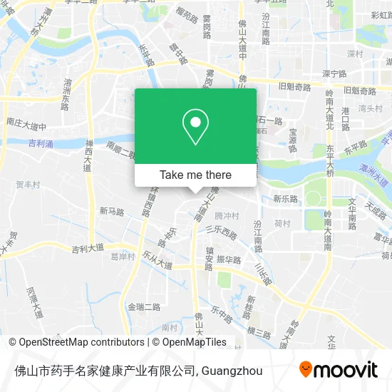 佛山市药手名家健康产业有限公司 map