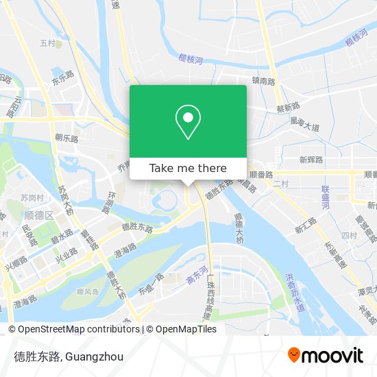 德胜东路 map