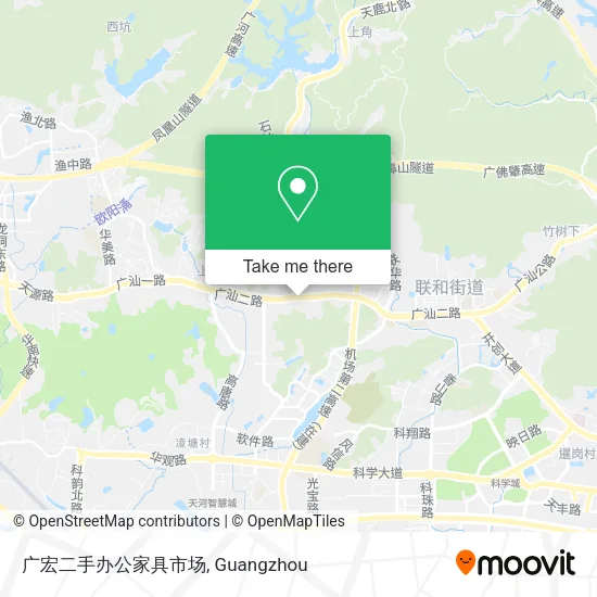 广宏二手办公家具市场 map