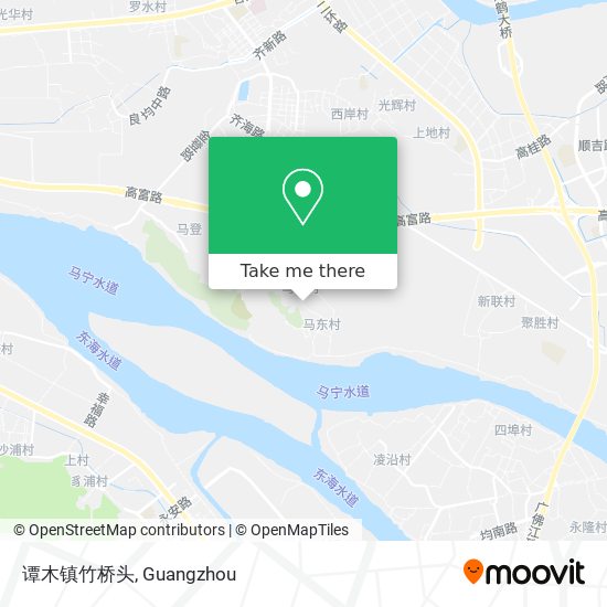 谭木镇竹桥头 map