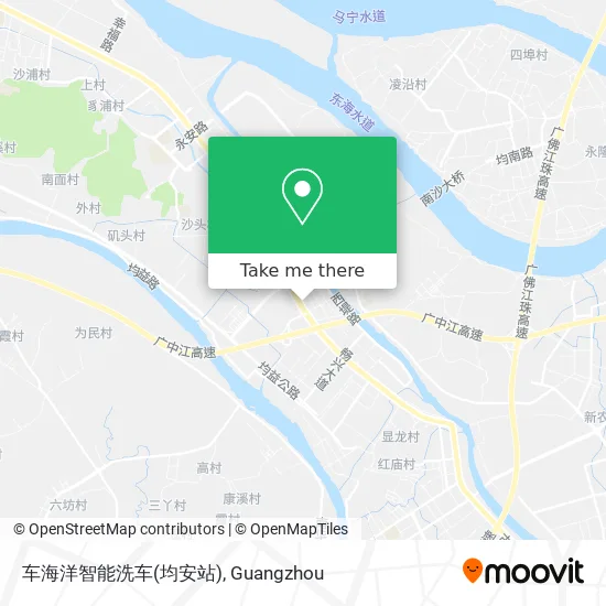车海洋智能洗车(均安站) map