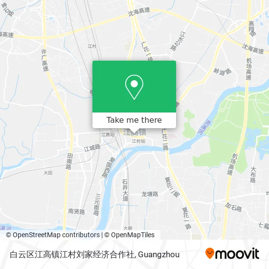 白云区江高镇江村刘家经济合作社 map