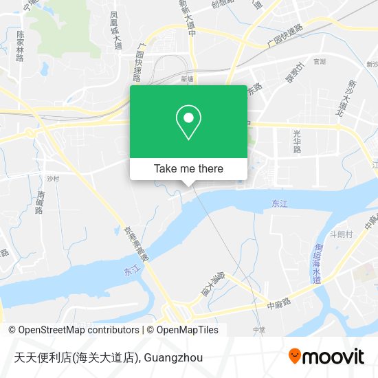 天天便利店(海关大道店) map