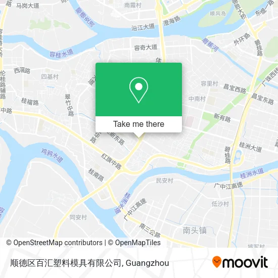顺德区百汇塑料模具有限公司 map