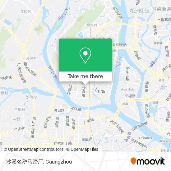 沙溪名鹅马蹄厂 map