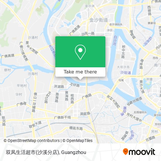 双凤生活超市(沙溪分店) map