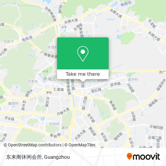 东来阁休闲会所 map