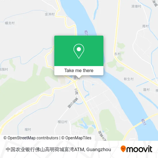 中国农业银行佛山高明荷城富湾ATM map
