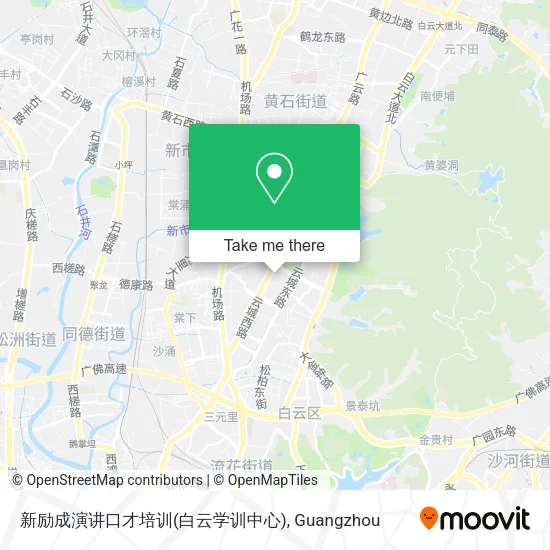 新励成演讲口才培训(白云学训中心) map