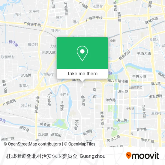 桂城街道叠北村治安保卫委员会 map