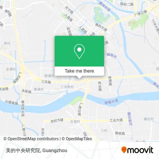 美的中央研究院 map