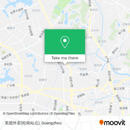 美团外卖(松岗站点) map