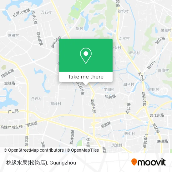 桃缘水果(松岗店) map
