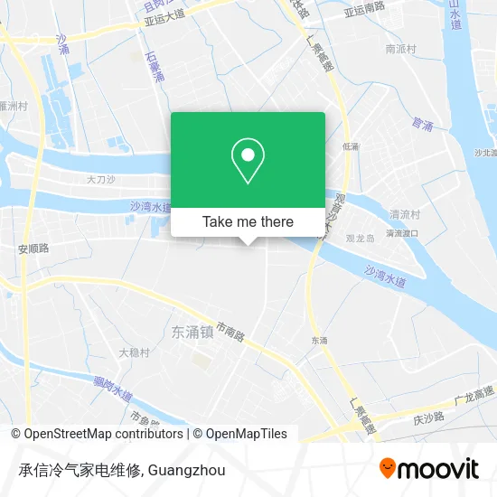 承信冷气家电维修 map