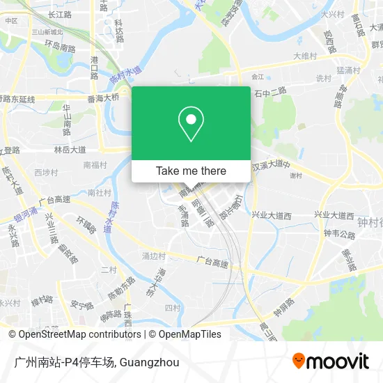 广州南站-P4停车场 map