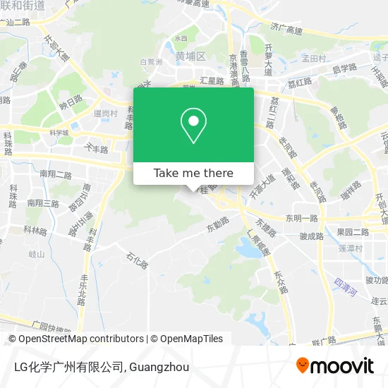 LG化学广州有限公司 map