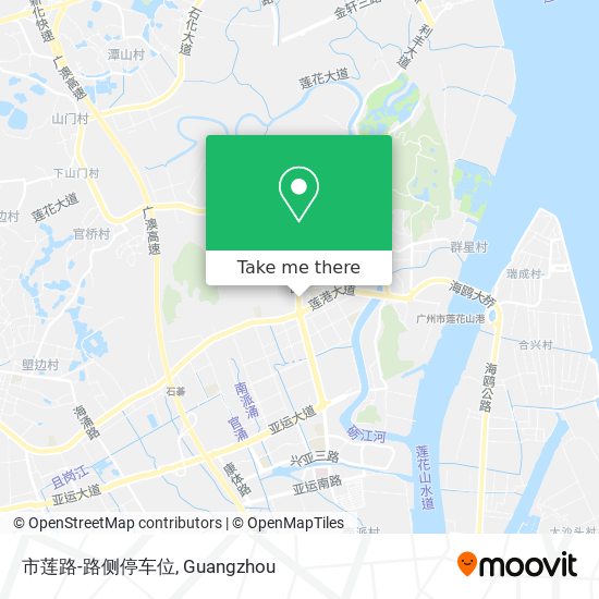 市莲路-路侧停车位 map