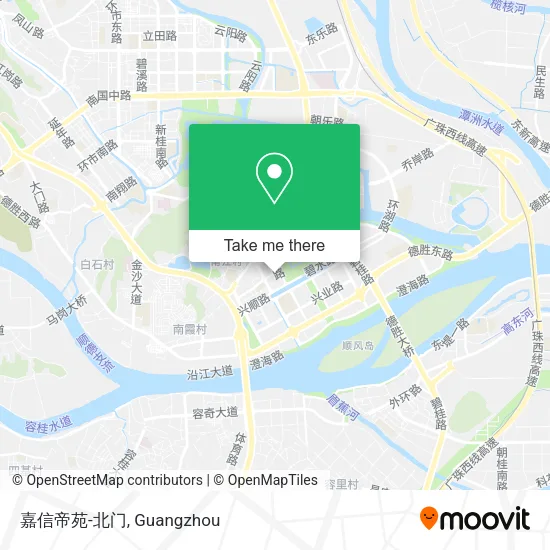 嘉信帝苑-北门 map