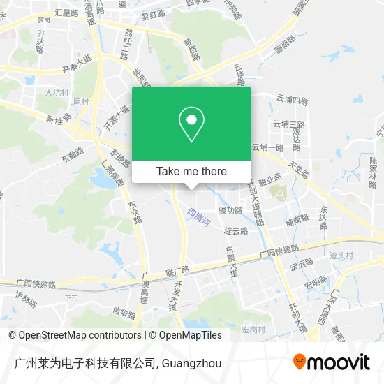 广州莱为电子科技有限公司 map