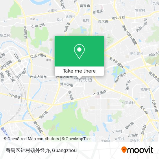 番禺区钟村镇外经办 map