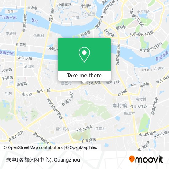 来电(名都休闲中心) map