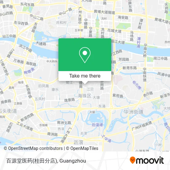 百源堂医药(桂田分店) map