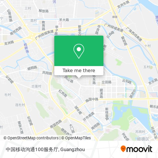 中国移动沟通100服务厅 map