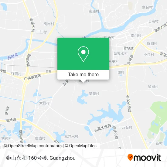 狮山永和-160号楼 map