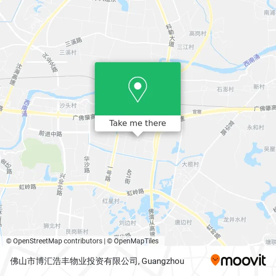 佛山市博汇浩丰物业投资有限公司 map