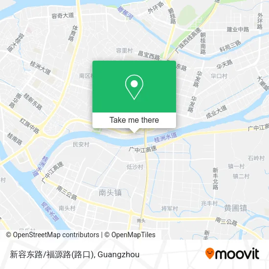 新容东路/福源路(路口) map