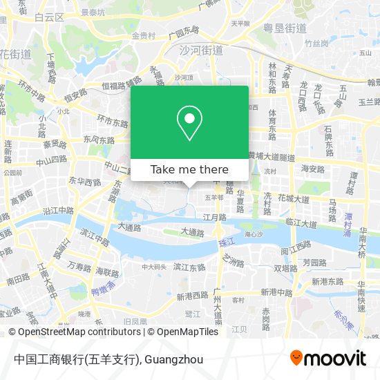 中国工商银行(五羊支行) map