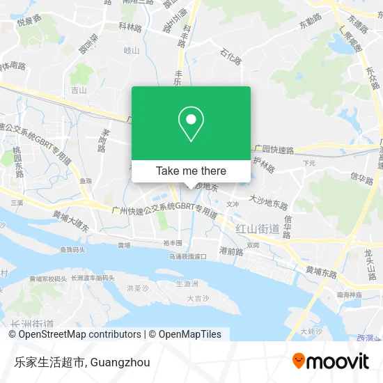 乐家生活超市 map