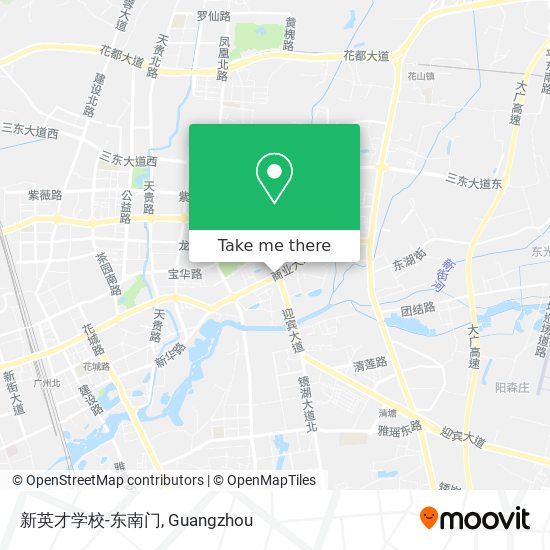 新英才学校-东南门 map